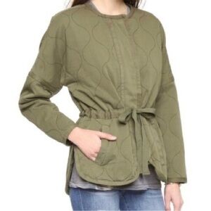 Madewell quilted drawstring jacket